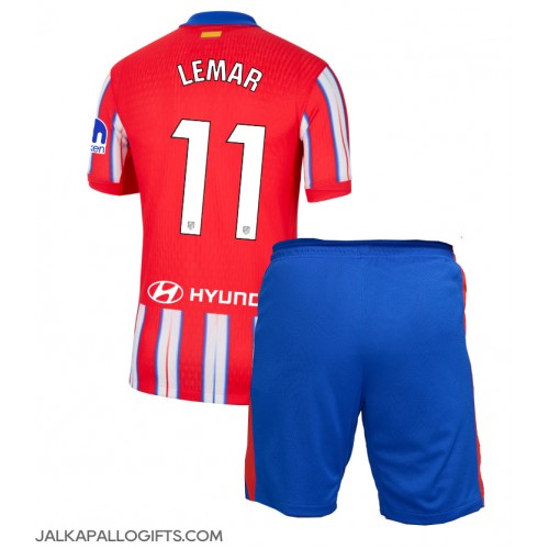 Atletico Madrid Thomas Lemar #11 Koti Peliasu Lasten 2024-25 Lyhythihainen (+ Lyhyet housut)